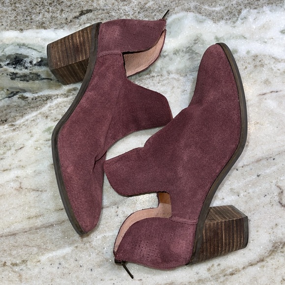 Lucky Brand POWE Suede Booties 7 - Picture 7 of 10